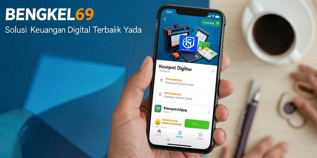 Antarmuka aplikasi BENGKEL69 yang sederhana dan intuitif.