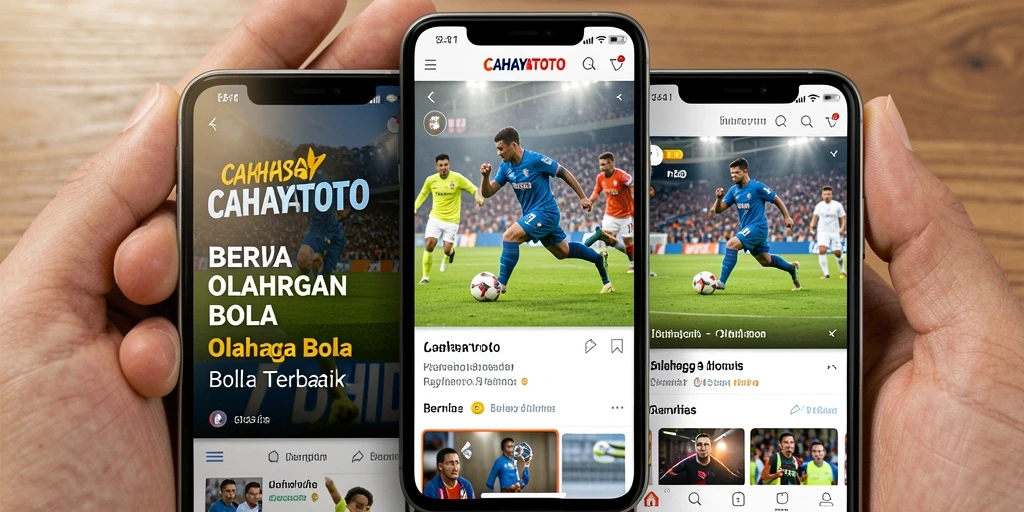 Tampilan antarmuka CAHAYATOTO yang modern dan informatif.
