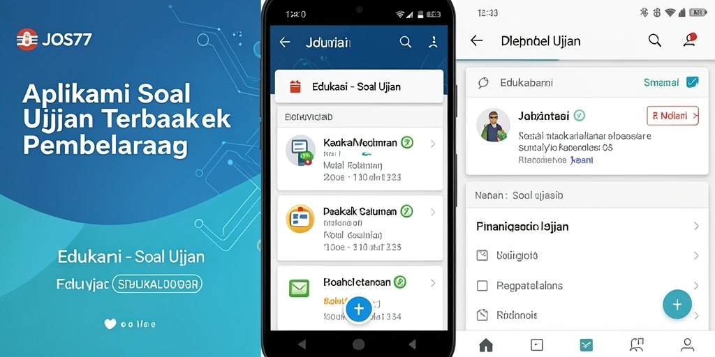 Tampilan antarmuka aplikasi JOS77 yang menarik dan fungsional.