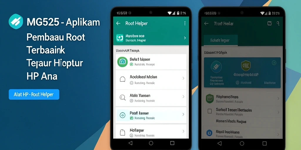 Antarmuka aplikasi MG525 yang intuitif dan fungsional.