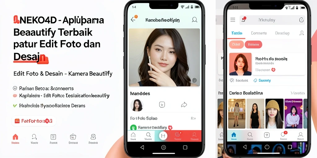 Antarmuka NEKO4D yang menarik dan fungsional untuk edit foto.