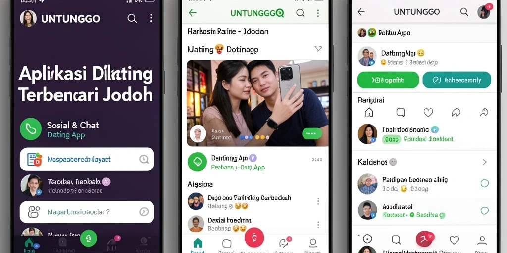 Tampilan antarmuka UNTUNGGO yang modern dan intuitif.