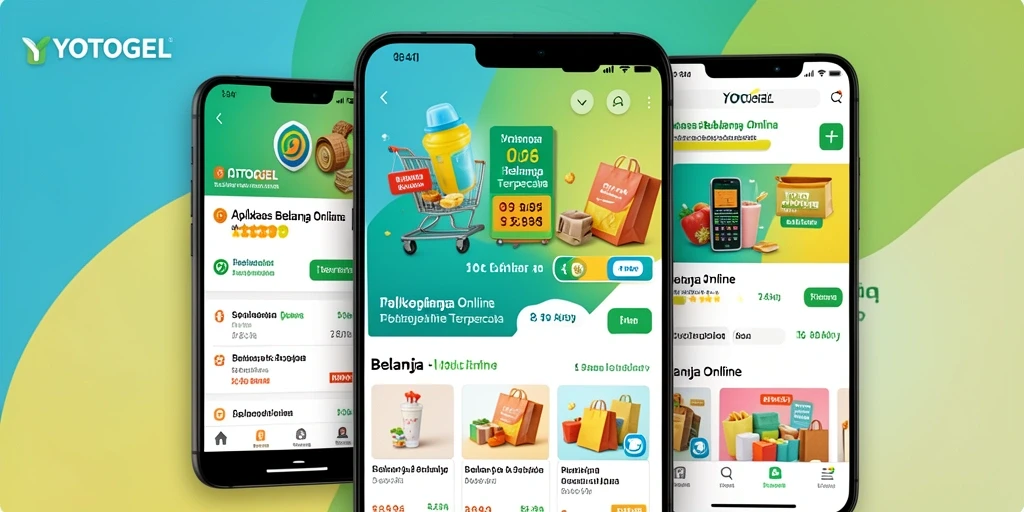 Tampilan antarmuka aplikasi YOTOGEL yang user-friendly.