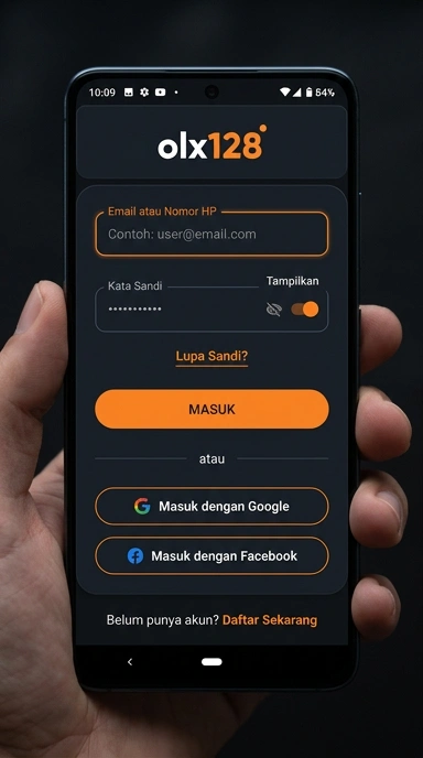 Cara Masuk Akun olx128 untuk Pengguna Android